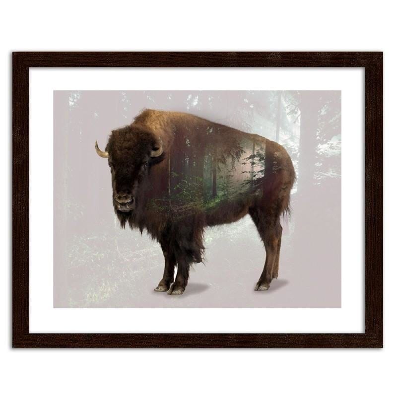 Glezna brūnā rāmī - Buffalo Home Trends DECO