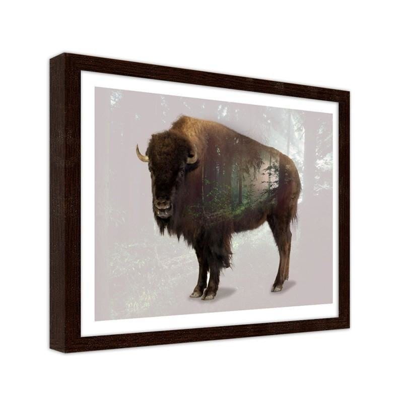 Glezna brūnā rāmī - Buffalo Home Trends DECO