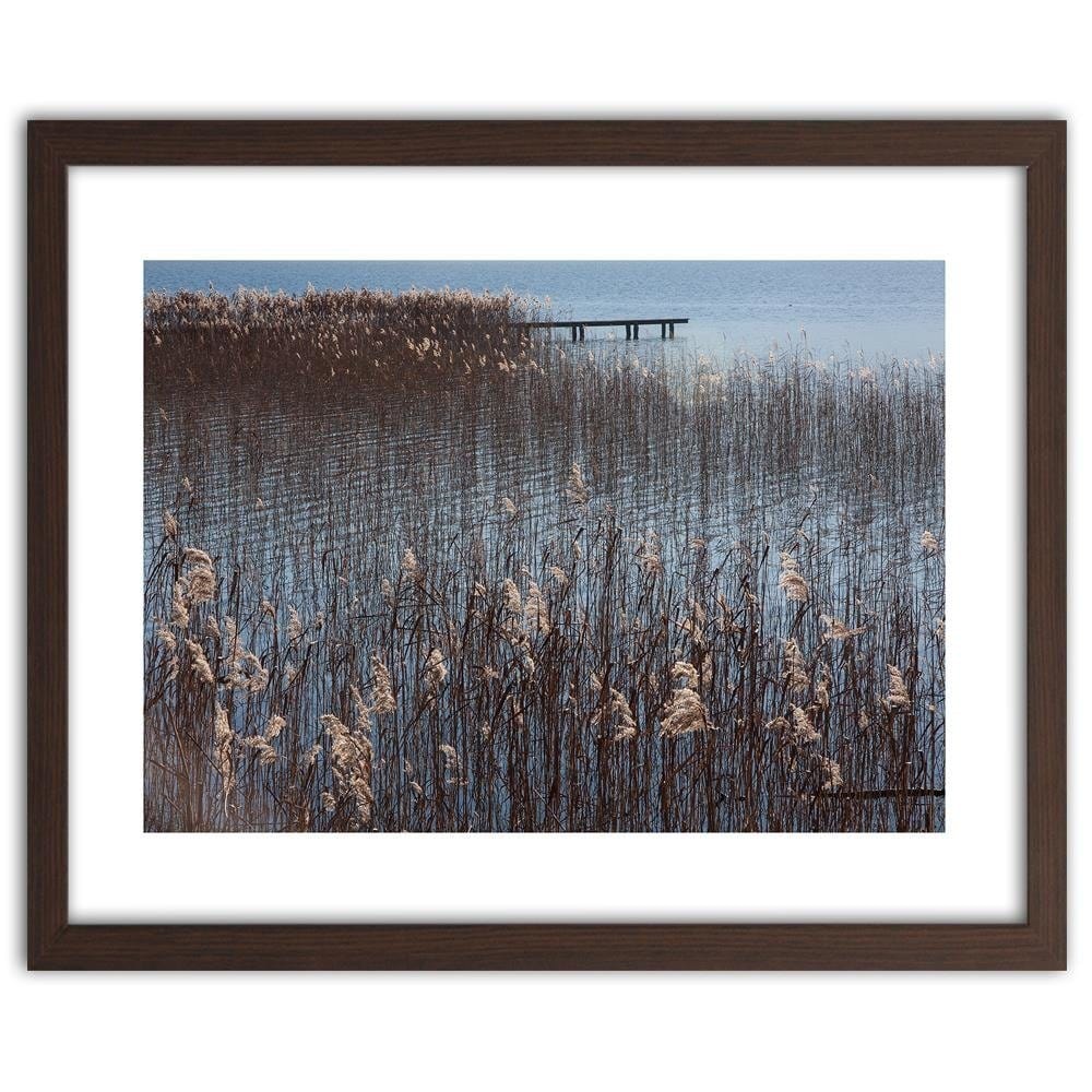 Glezna brūnā rāmī - Cane Sea Home Trends DECO