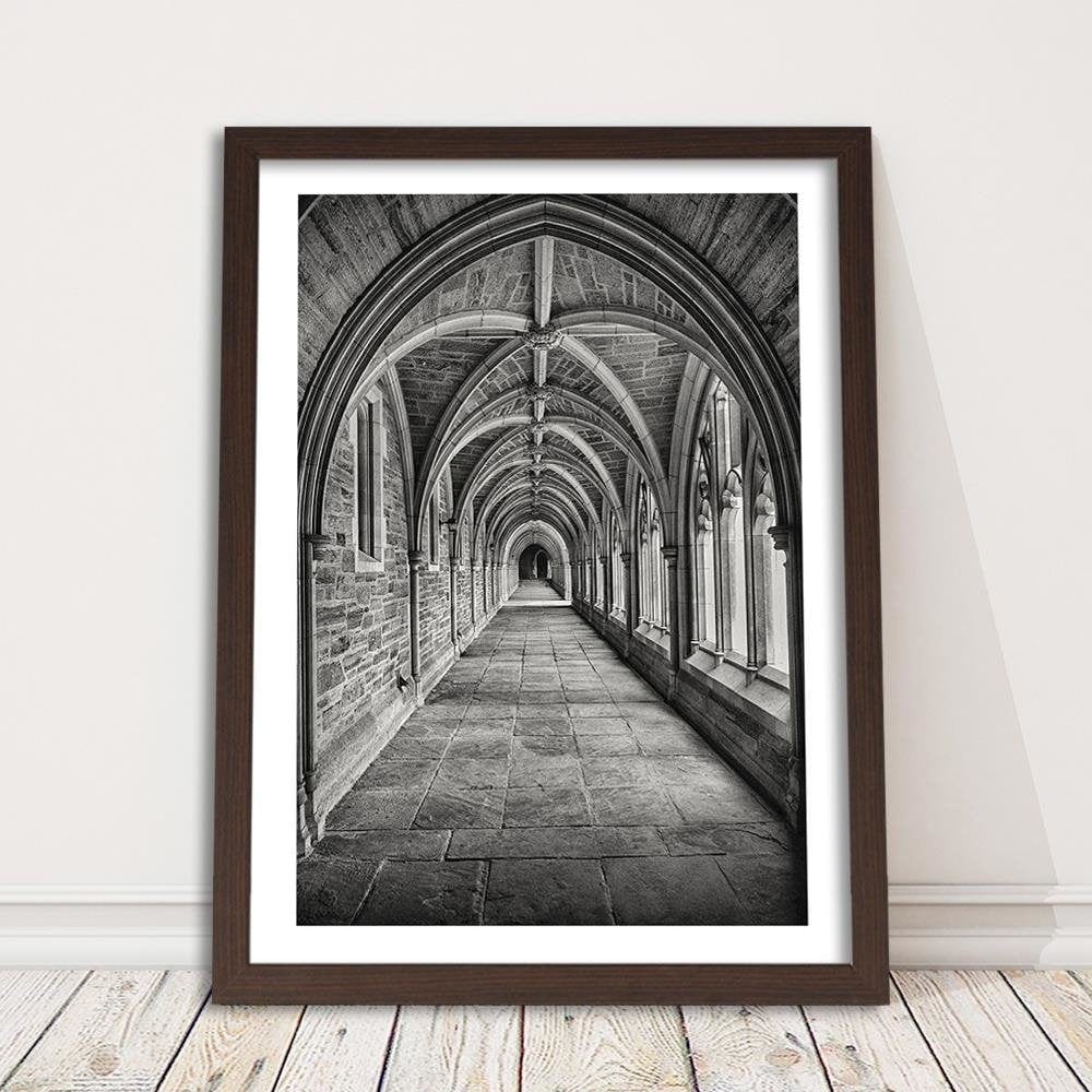 Glezna brūnā rāmī - Cathedral  Home Trends DECO