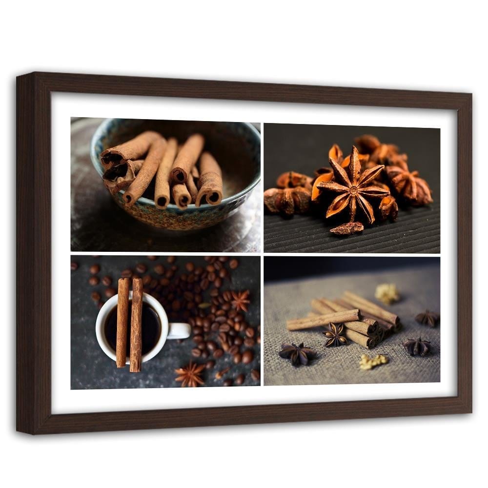 Glezna brūnā rāmī - Cinnamon For Decoration Home Trends DECO