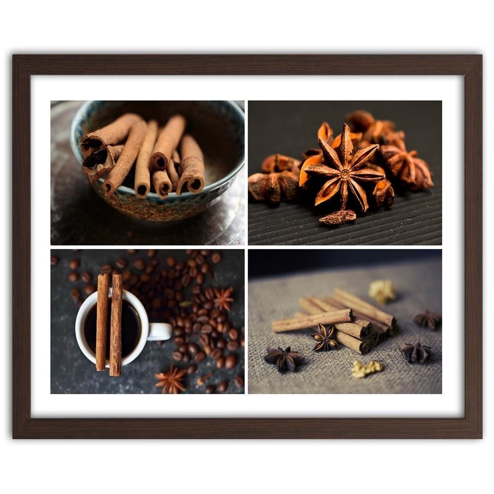 Glezna brūnā rāmī - Cinnamon For Decoration Home Trends DECO