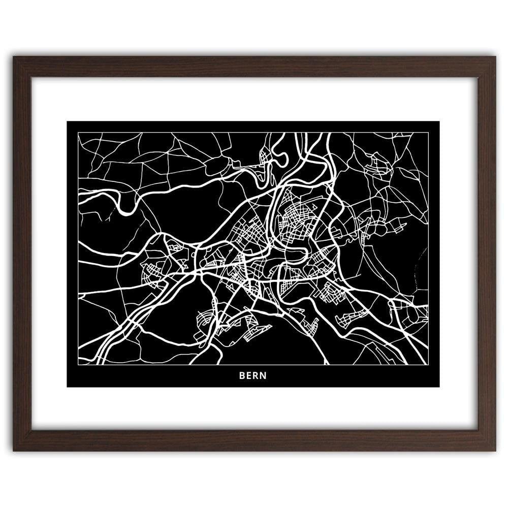 Glezna brūnā rāmī - City Brno Home Trends DECO