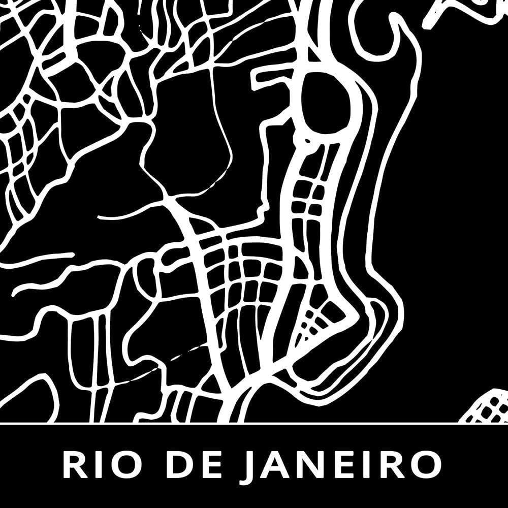 Glezna brūnā rāmī - City Of Rio De Janeiro Home Trends DECO