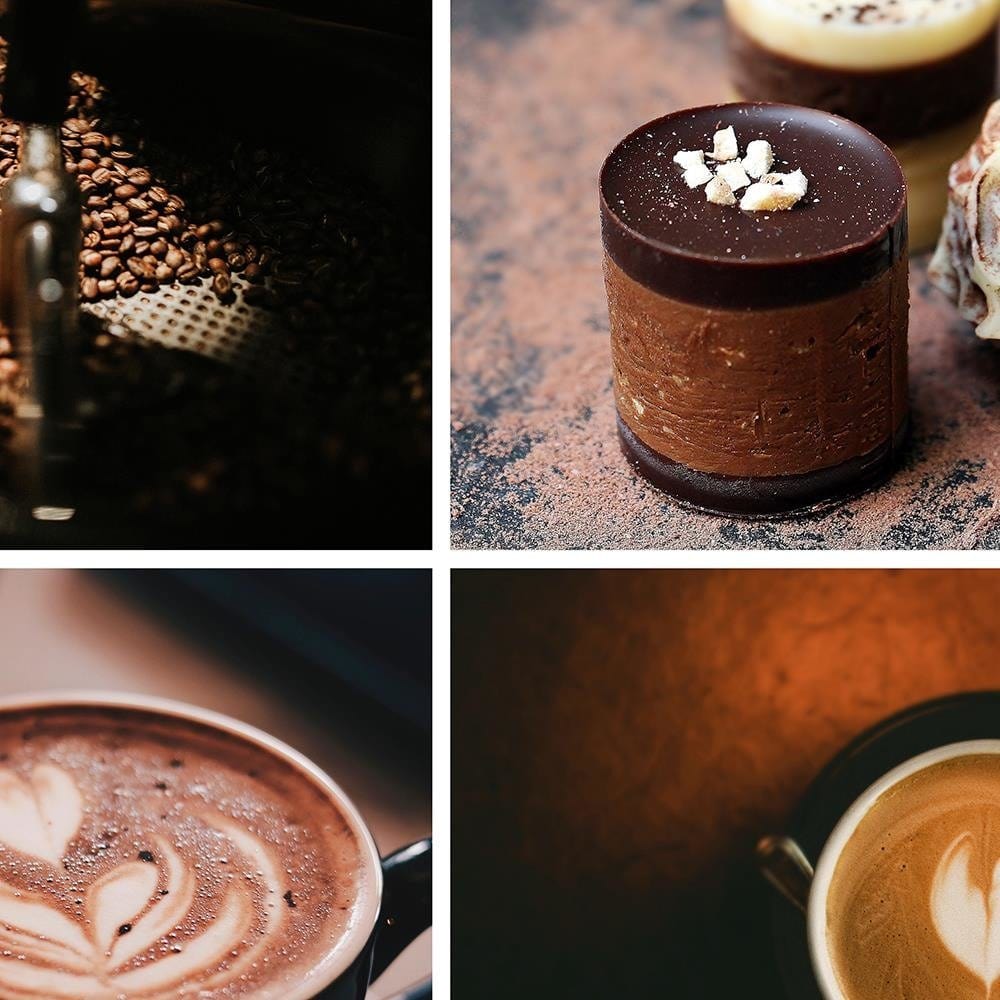 Glezna brūnā rāmī - Coffee And Sweets Home Trends DECO