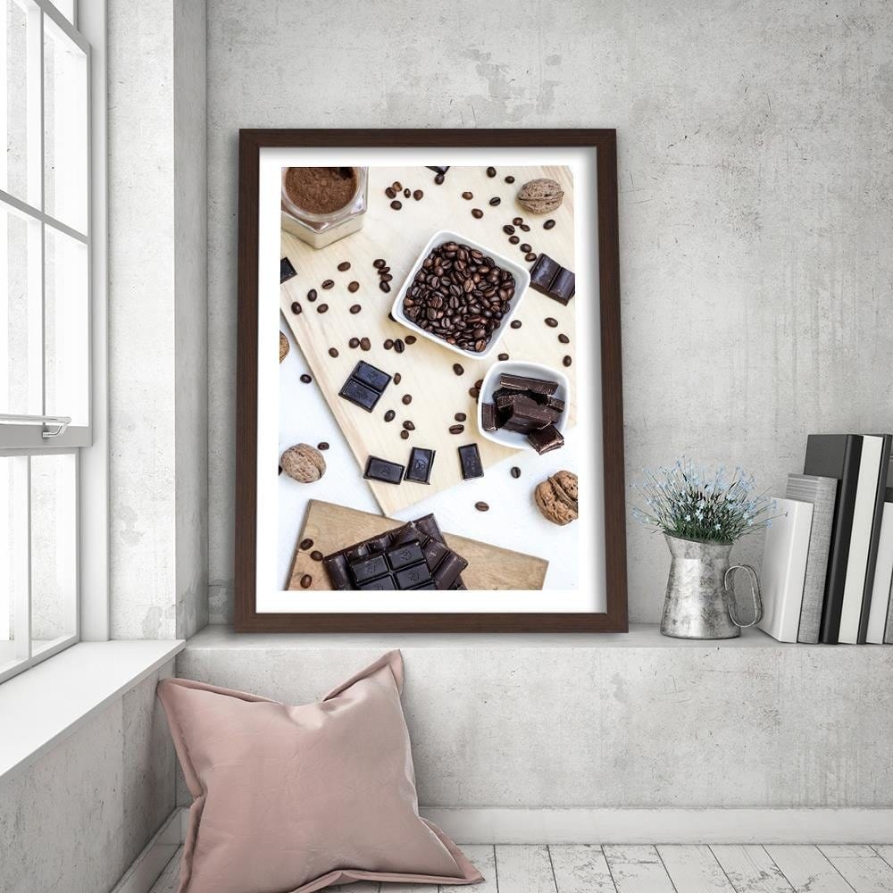 Glezna brūnā rāmī - Coffee Mess Home Trends DECO