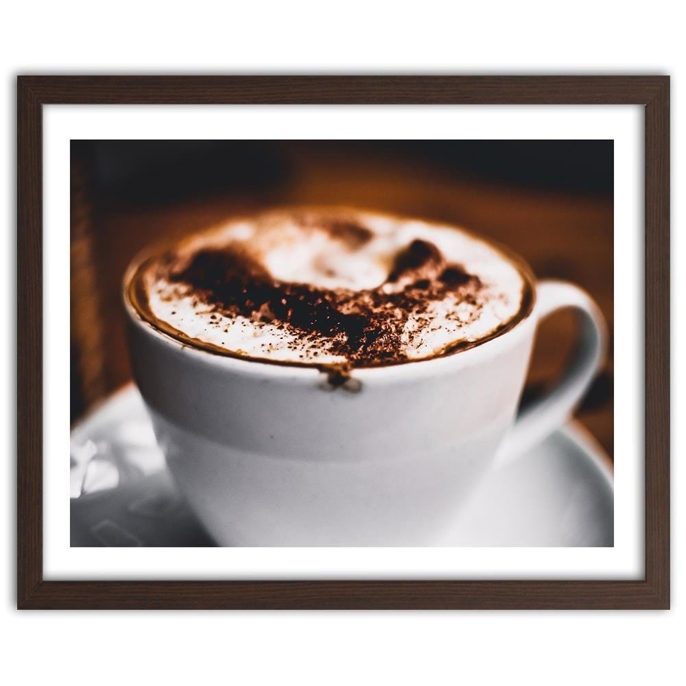 Glezna brūnā rāmī - Coffee With Sprinkles Home Trends DECO
