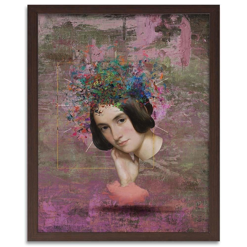 Glezna brūnā rāmī - Collage Home Trends DECO