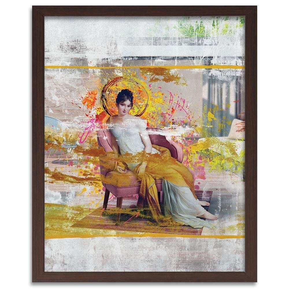 Glezna brūnā rāmī - Collage Home Trends DECO