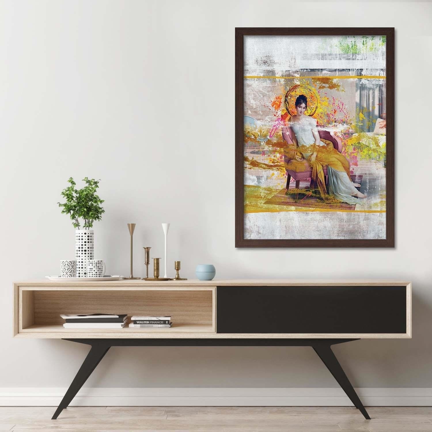 Glezna brūnā rāmī - Collage Home Trends DECO