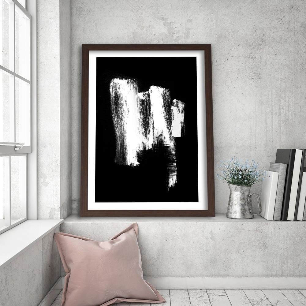 Glezna brūnā rāmī - Color Contrast Home Trends DECO