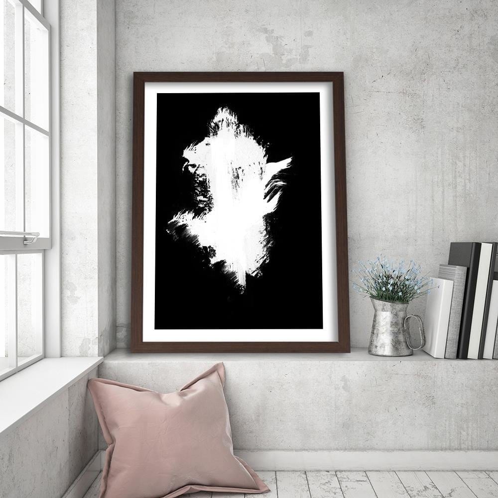 Glezna brūnā rāmī - Color Contrast Home Trends DECO