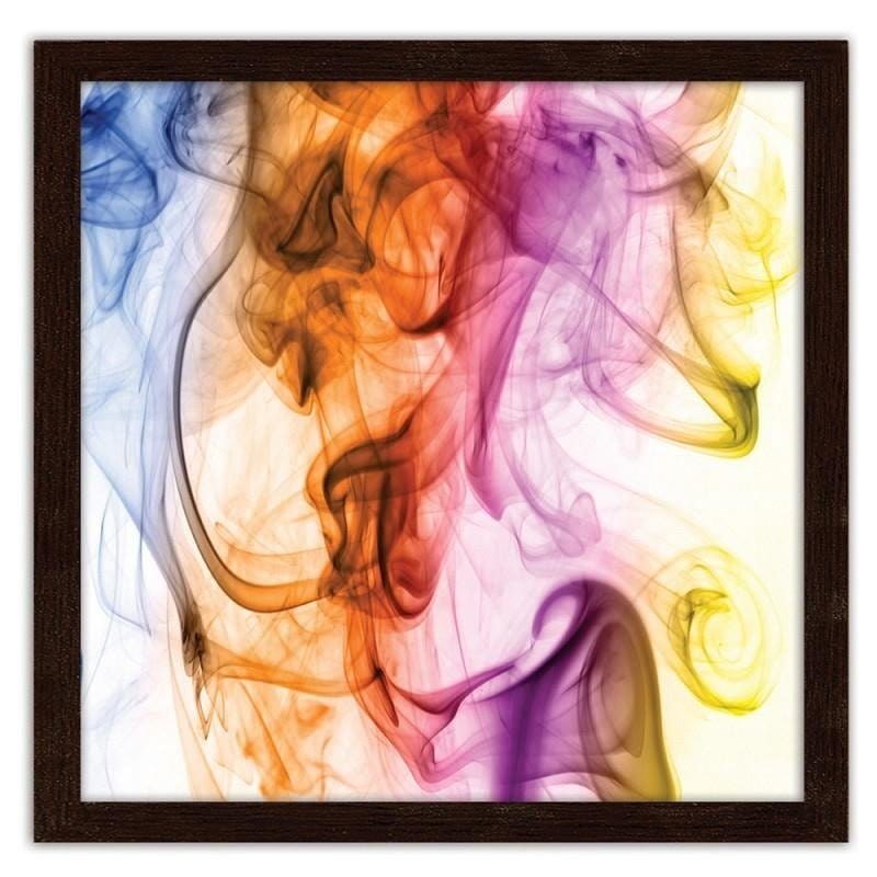 Glezna brūnā rāmī - Colour smoke Home Trends DECO