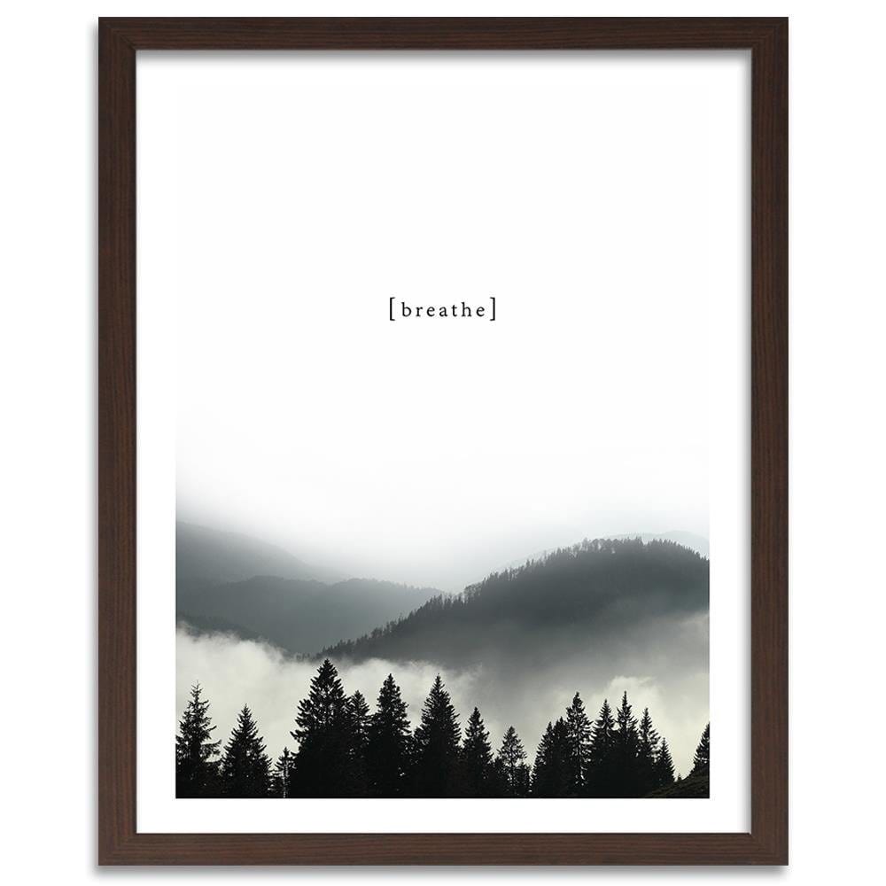 Glezna brūnā rāmī - Cover - Breathe Home Trends DECO