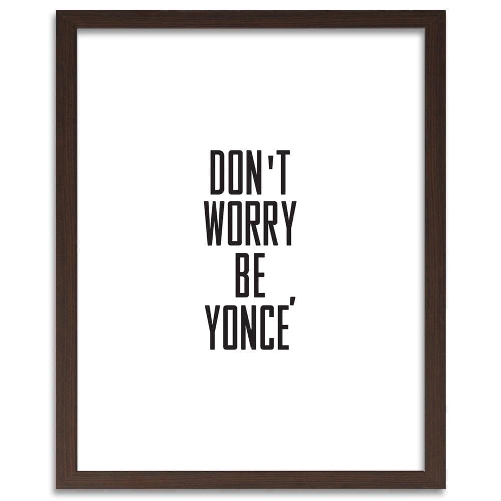Glezna brūnā rāmī - Cover - Do Not Worry Home Trends DECO