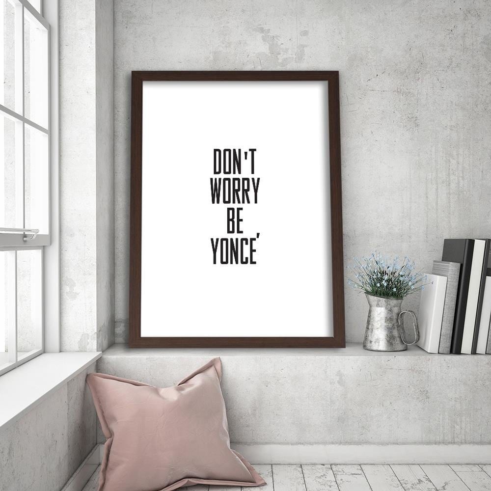 Glezna brūnā rāmī - Cover - Do Not Worry Home Trends DECO