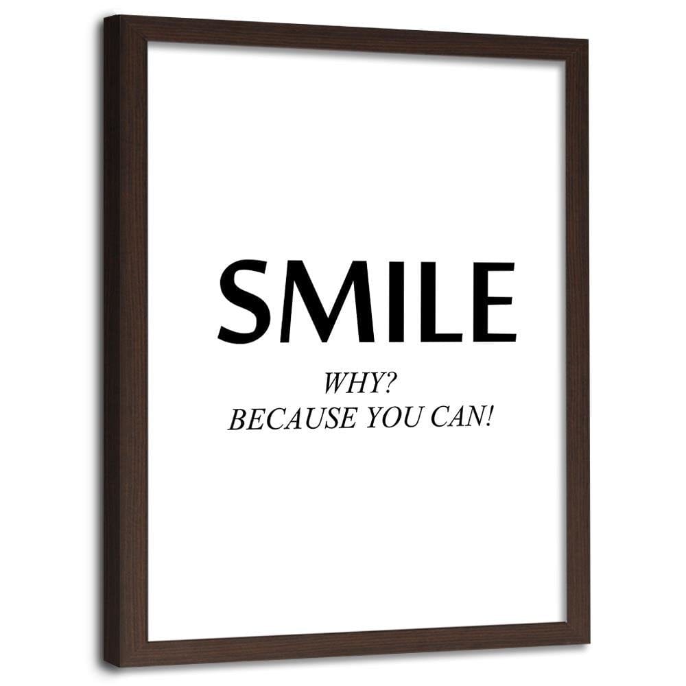 Glezna brūnā rāmī - Cover - Smile Home Trends DECO