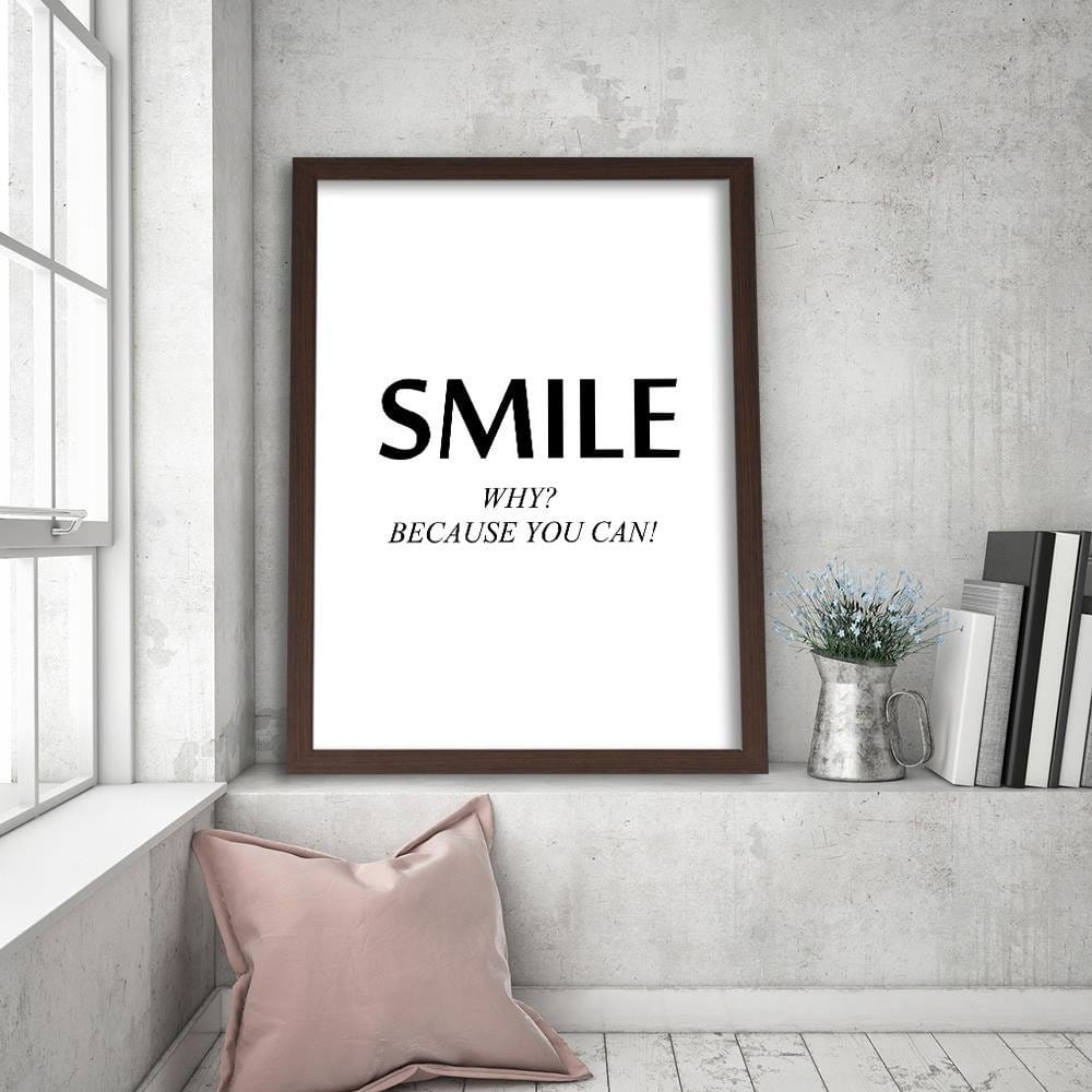 Glezna brūnā rāmī - Cover - Smile Home Trends DECO