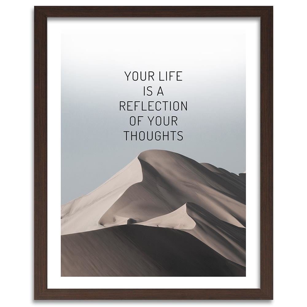 Glezna brūnā rāmī - Cover - Your Life Home Trends DECO