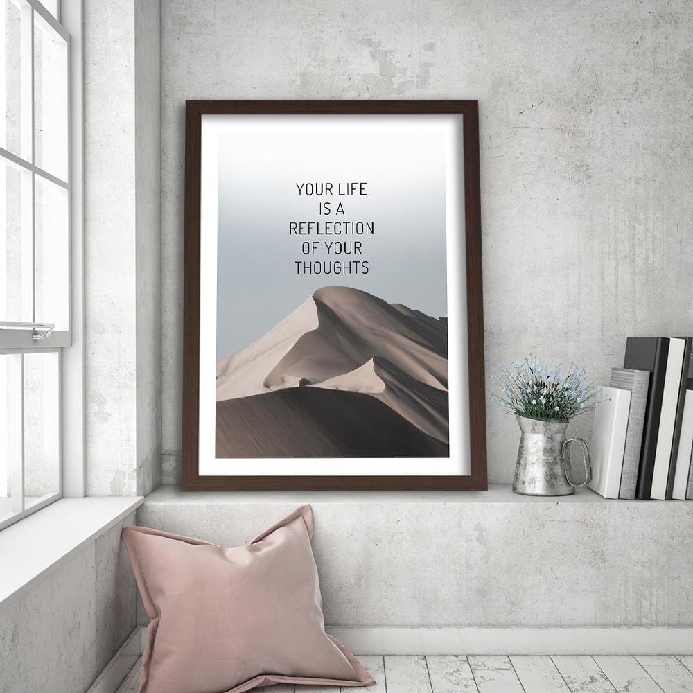 Glezna brūnā rāmī - Cover - Your Life Home Trends DECO