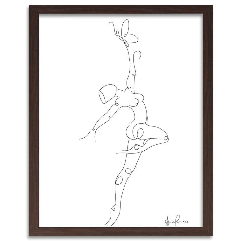 Glezna brūnā rāmī - Dancer Home Trends DECO