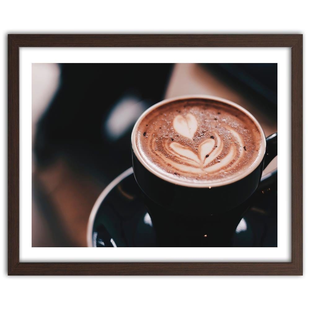 Glezna brūnā rāmī - Decoration Coffee Home Trends DECO