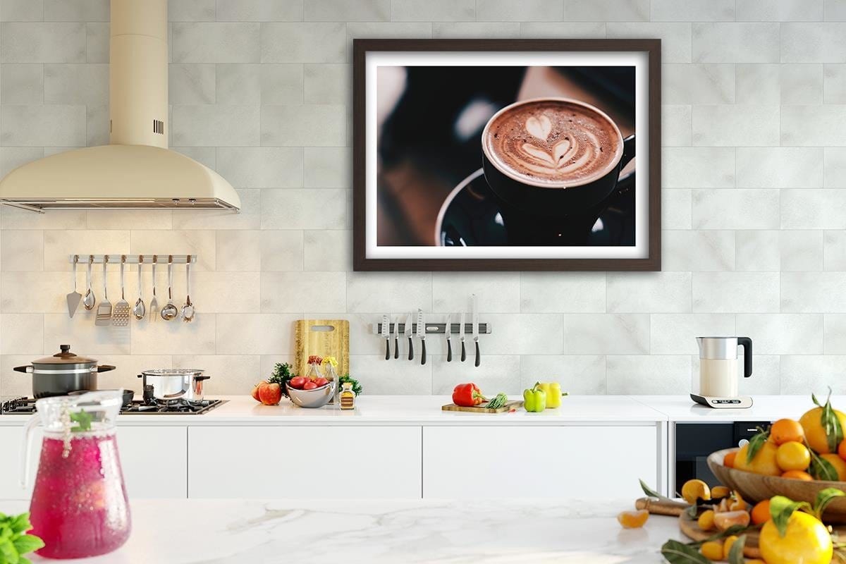 Glezna brūnā rāmī - Decoration Coffee Home Trends DECO