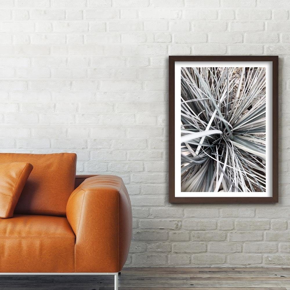 Glezna brūnā rāmī - Decorative Grass Home Trends DECO