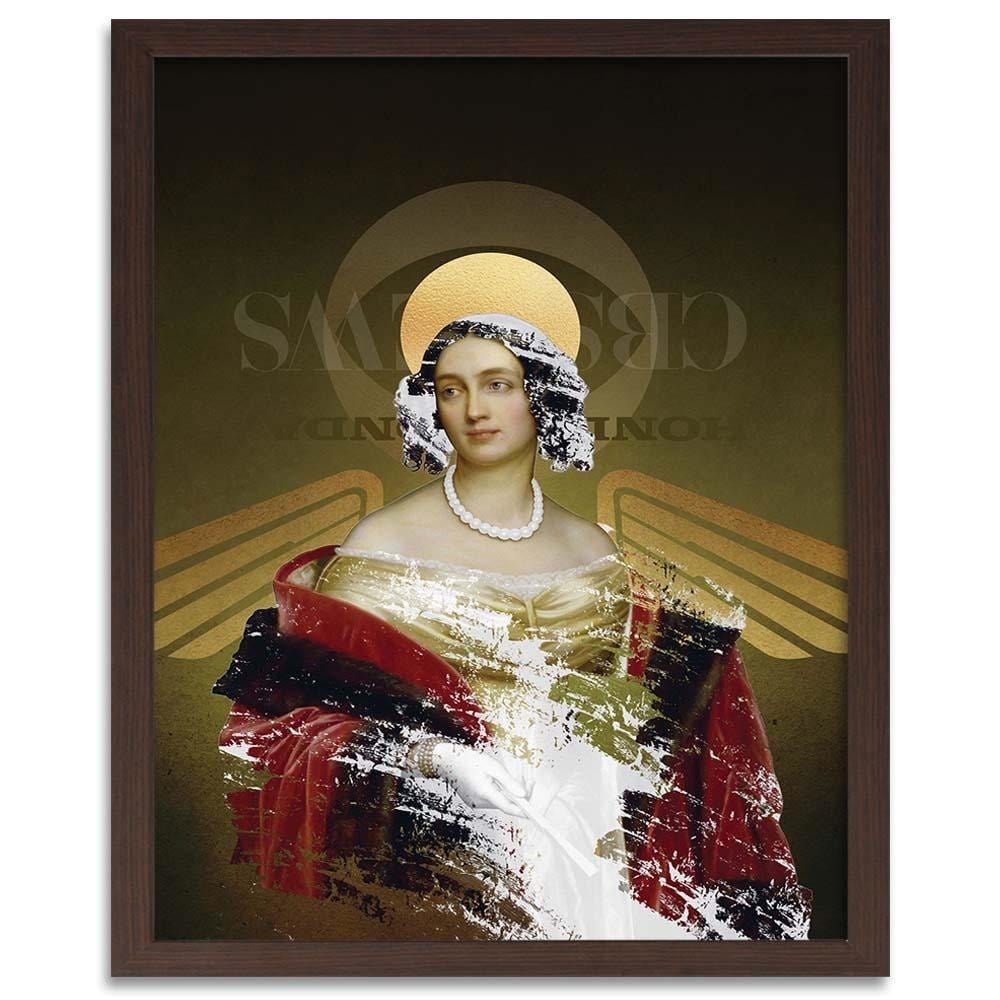 Glezna brūnā rāmī - Digital Art Home Trends DECO