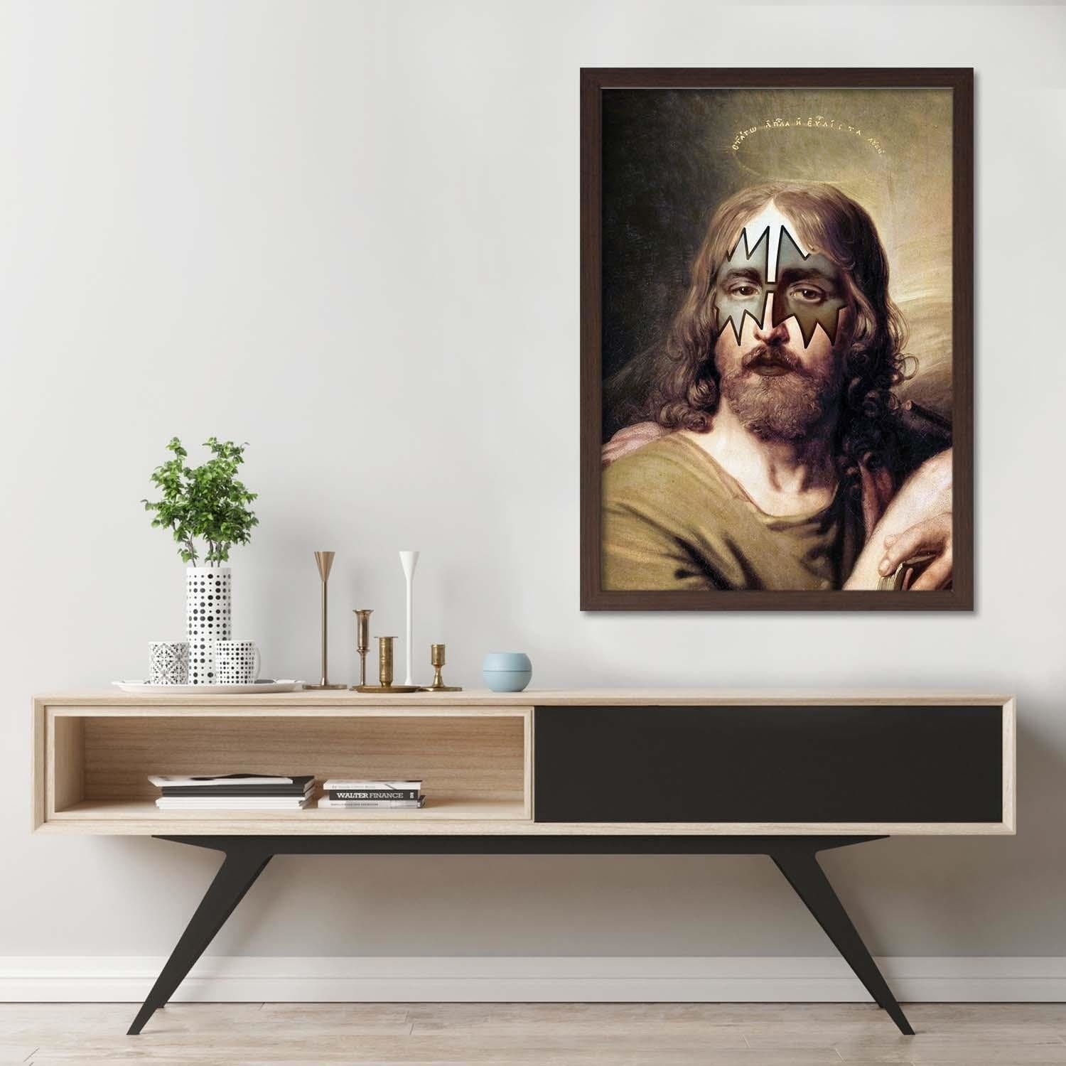 Glezna brūnā rāmī - Digital Art Home Trends DECO