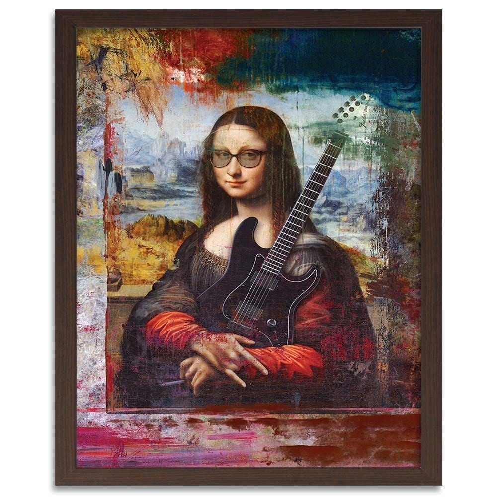 Glezna brūnā rāmī - Digital Painting Home Trends DECO