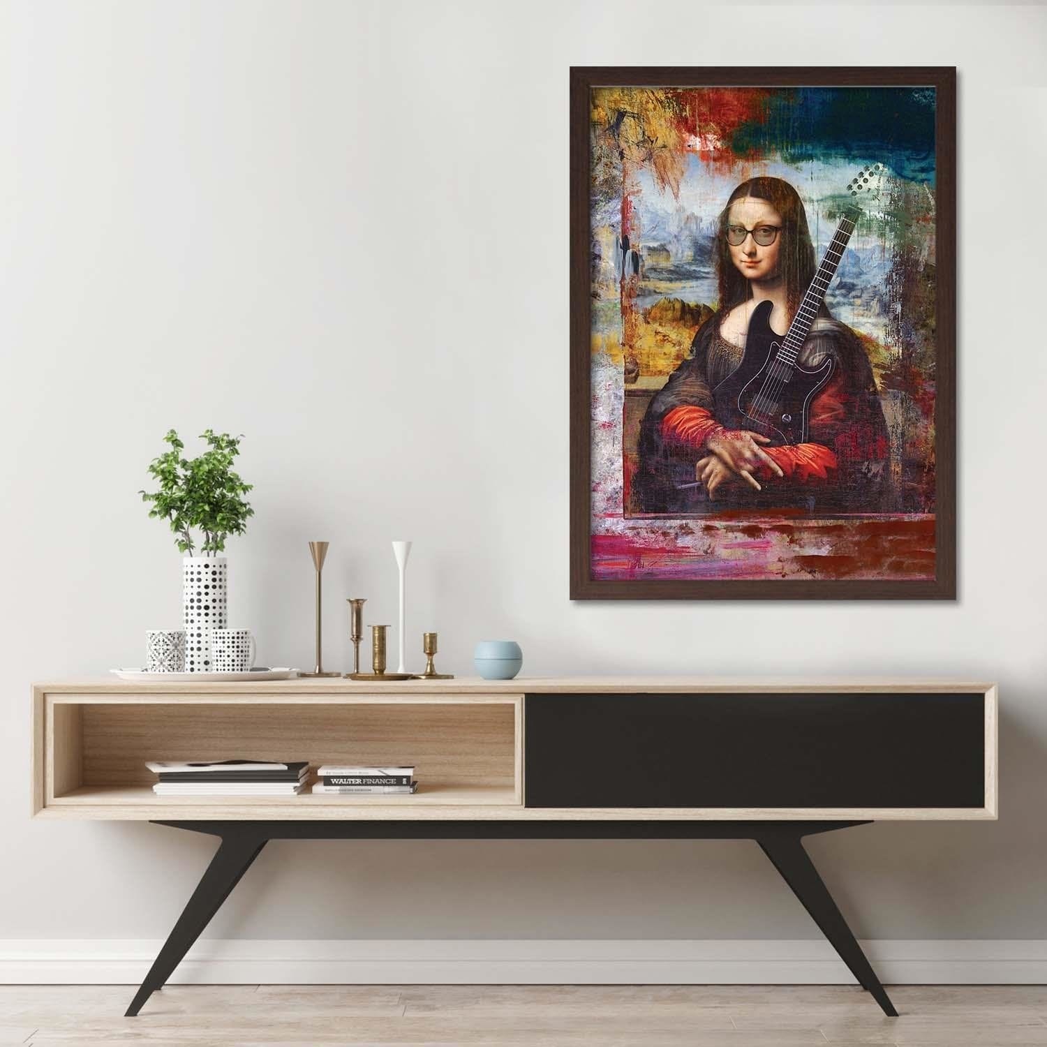 Glezna brūnā rāmī - Digital Painting Home Trends DECO