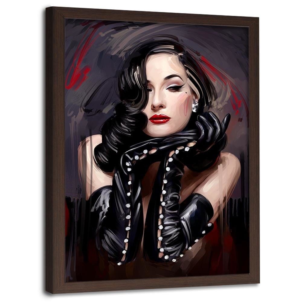 Glezna brūnā rāmī - Diva Home Trends DECO