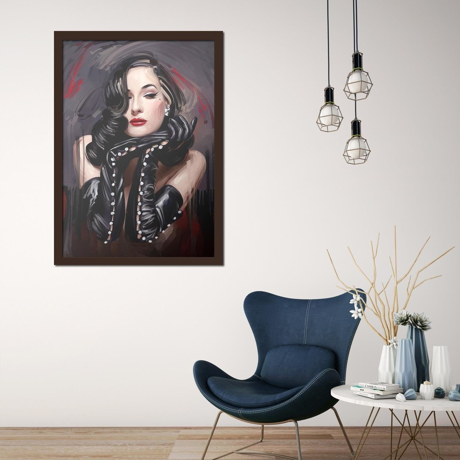 Glezna brūnā rāmī - Diva Home Trends DECO