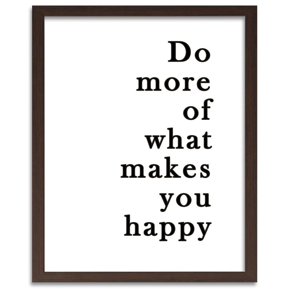 Glezna brūnā rāmī - Do What You Like Home Trends DECO