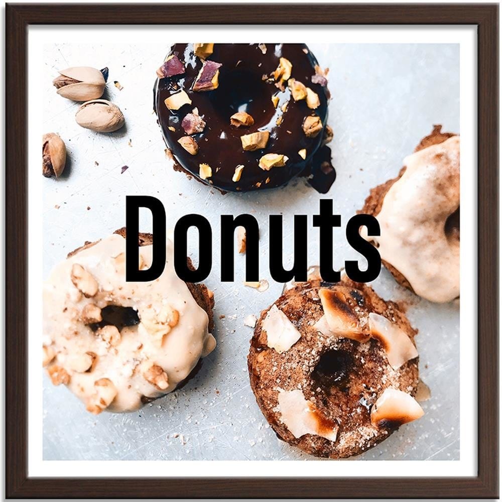 Glezna brūnā rāmī - Donuts 2 Home Trends DECO