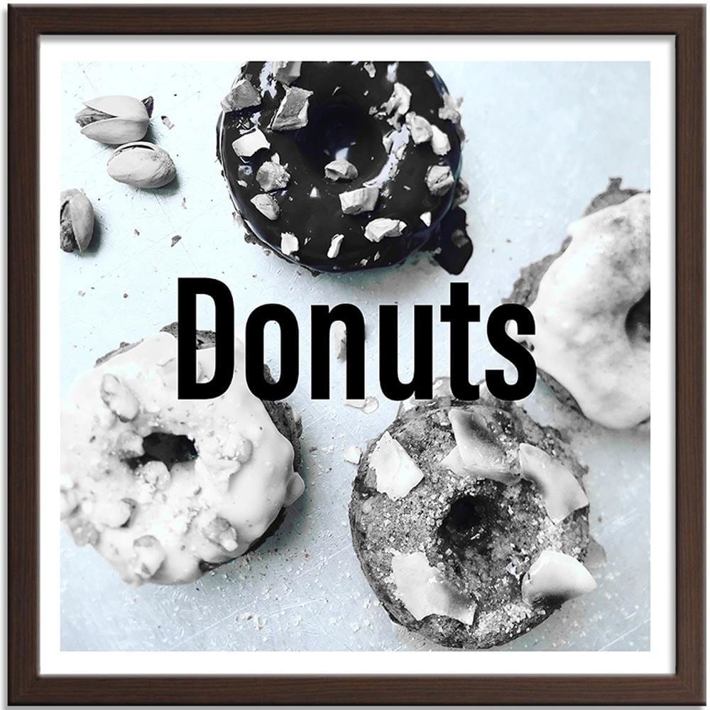Glezna brūnā rāmī - Donuts Home Trends DECO