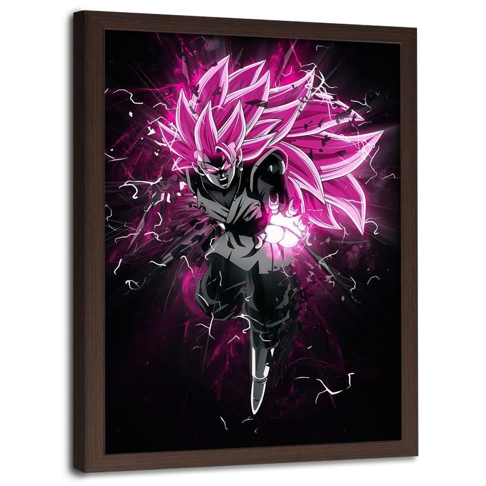 Glezna brūnā rāmī - Dragon Ball 2 Home Trends DECO