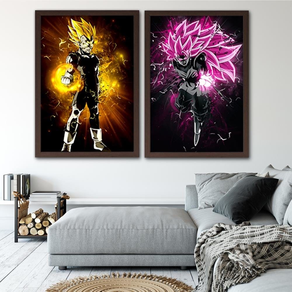Glezna brūnā rāmī - Dragon Ball 2 Home Trends DECO