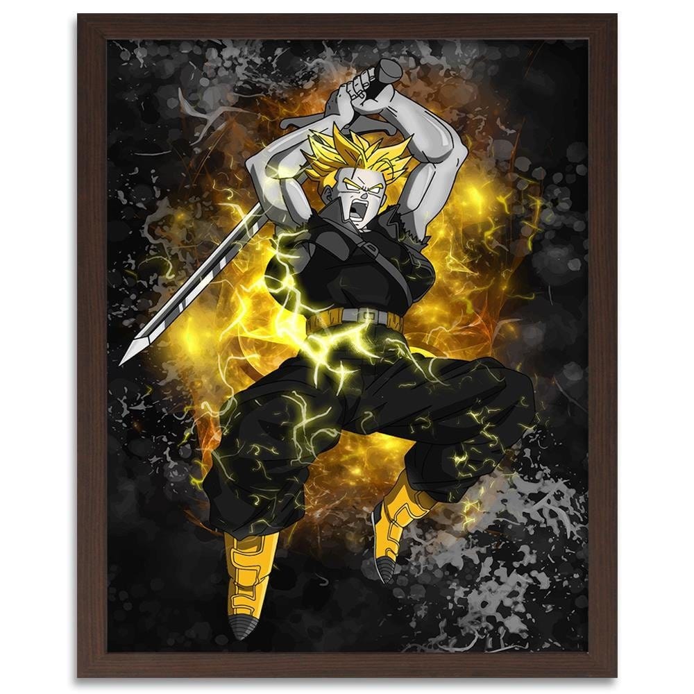 Glezna brūnā rāmī - Dragon Ball 3 Home Trends DECO