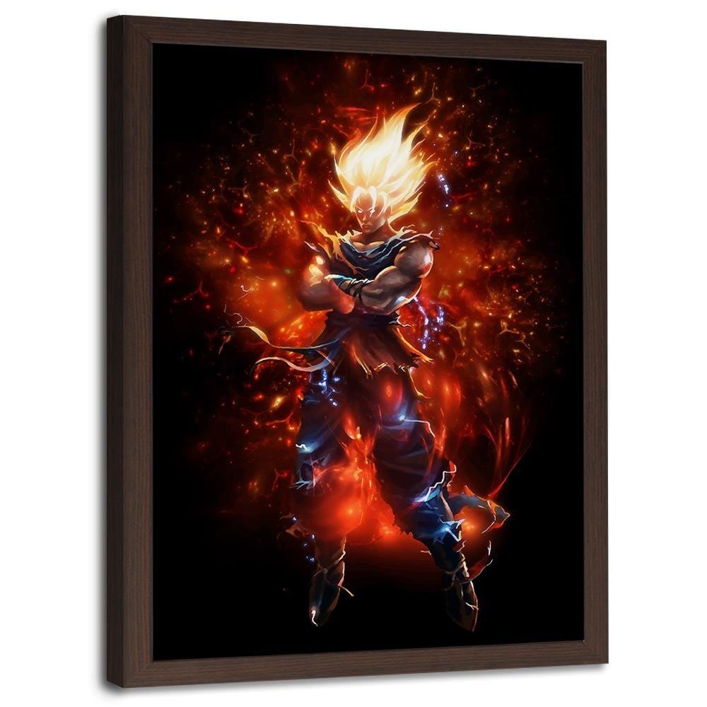 Glezna brūnā rāmī - Dragon Ball 5 Home Trends DECO