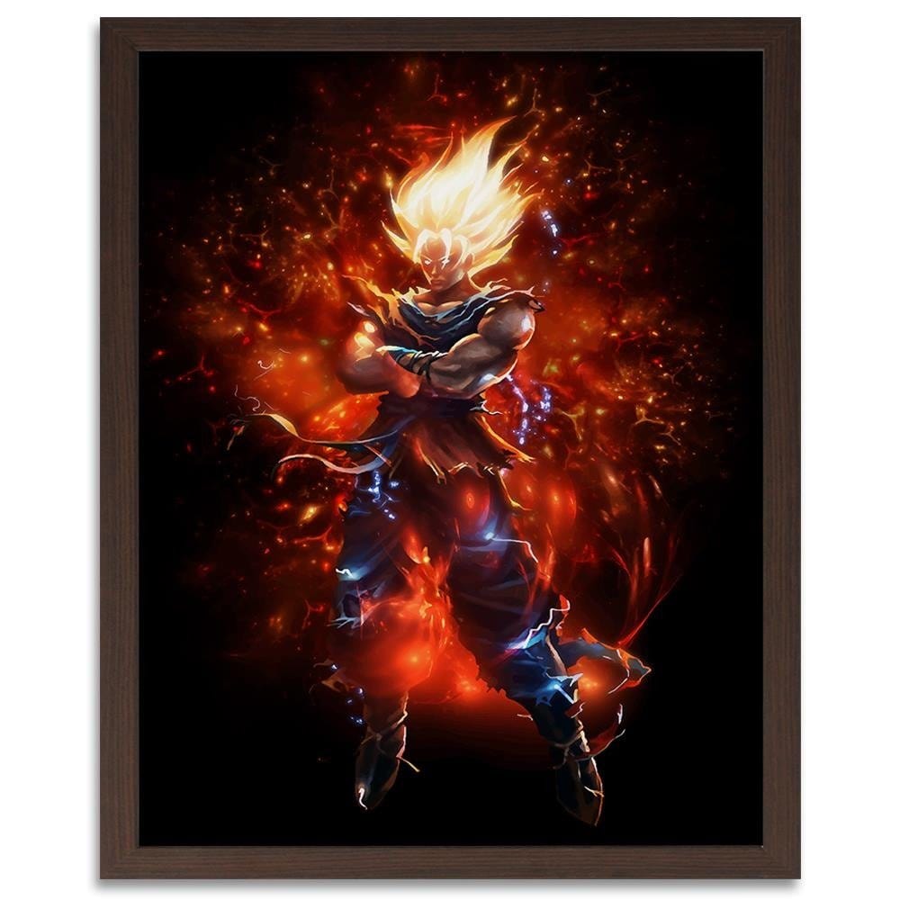 Glezna brūnā rāmī - Dragon Ball 5 Home Trends DECO