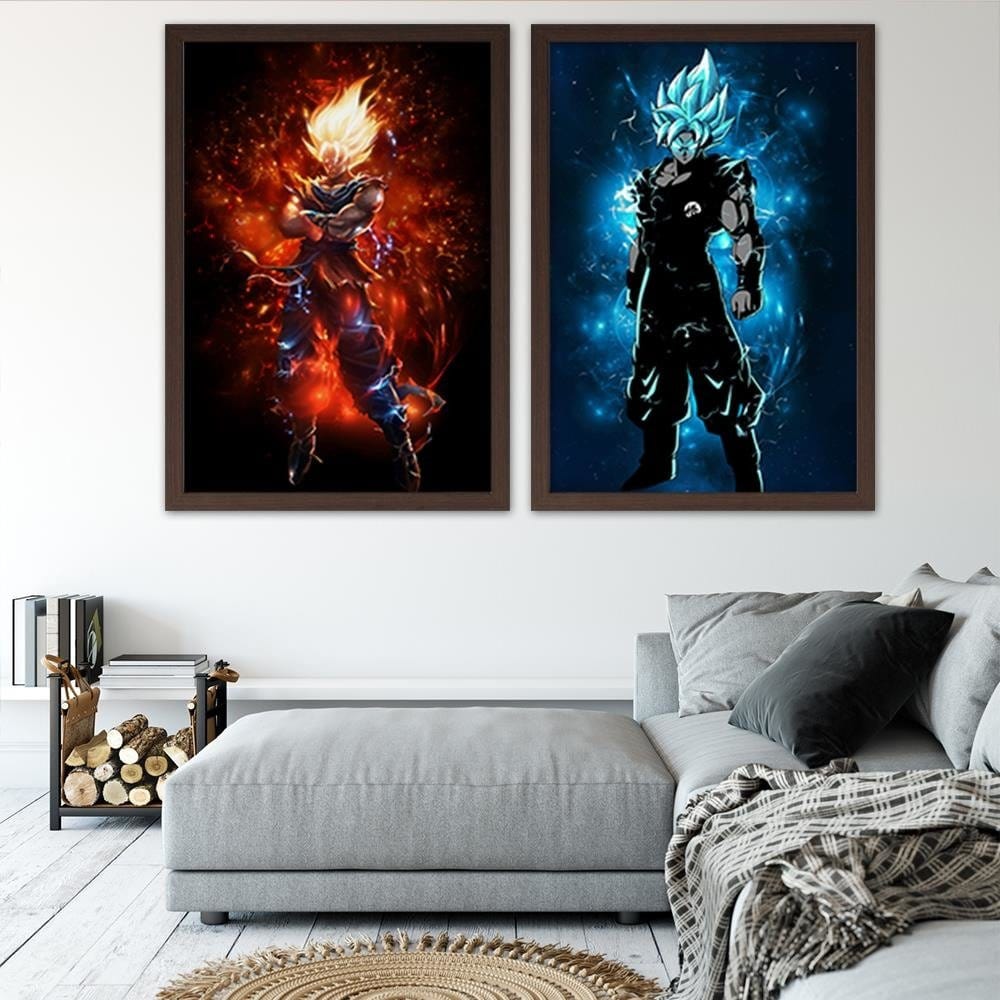 Glezna brūnā rāmī - Dragon Ball 5 Home Trends DECO