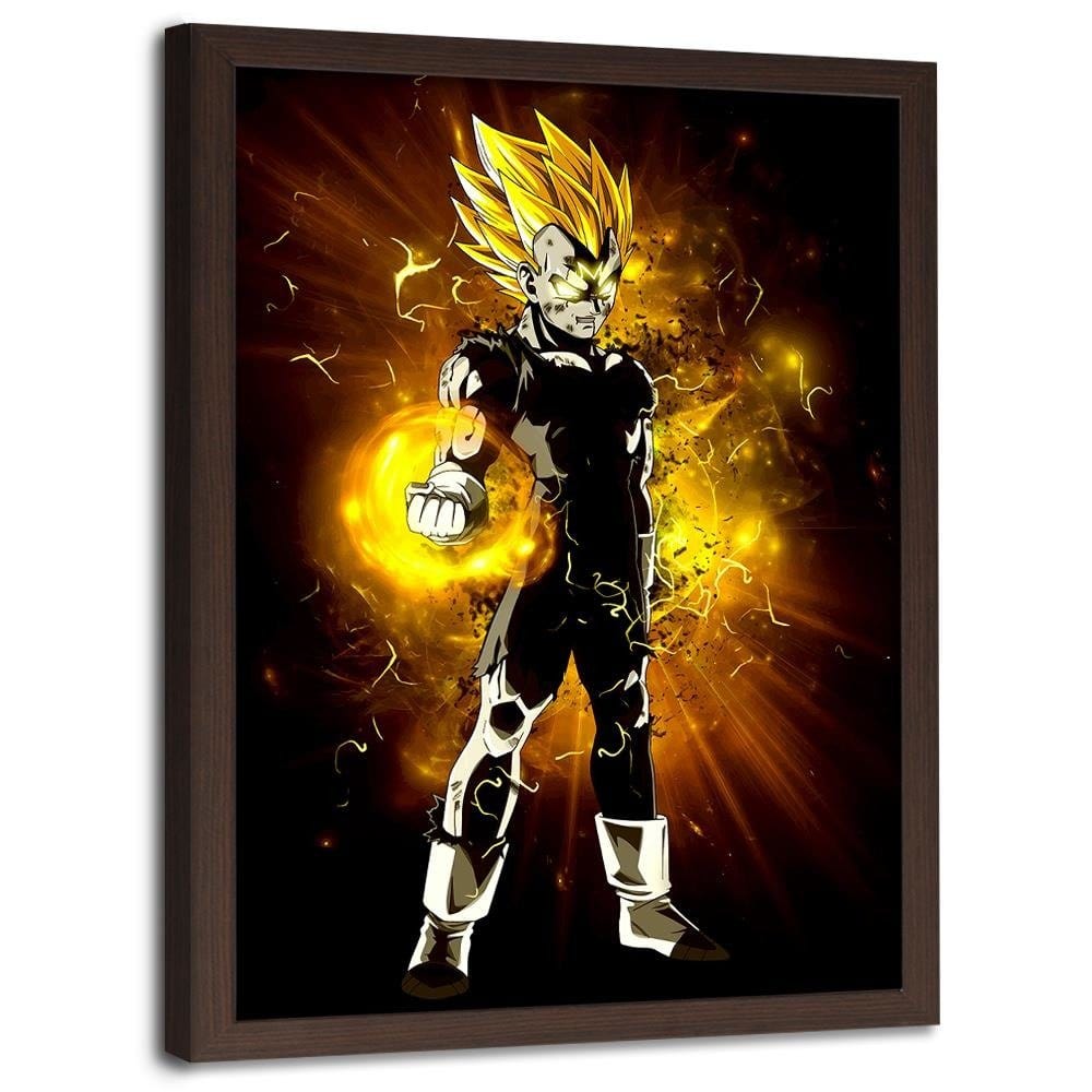 Glezna brūnā rāmī - Dragon Ball Home Trends DECO