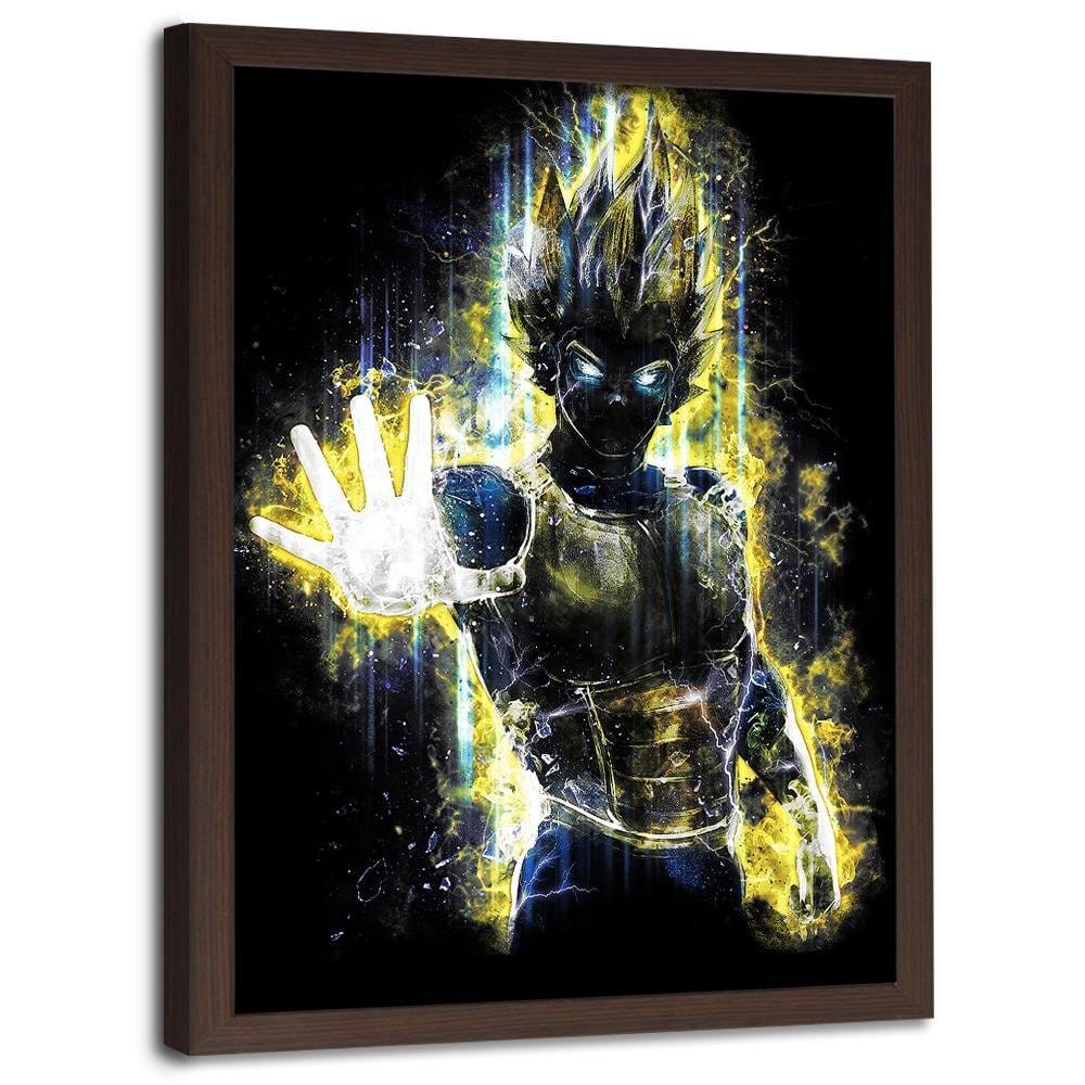 Glezna brūnā rāmī - Dragonball Vegeta Home Trends DECO