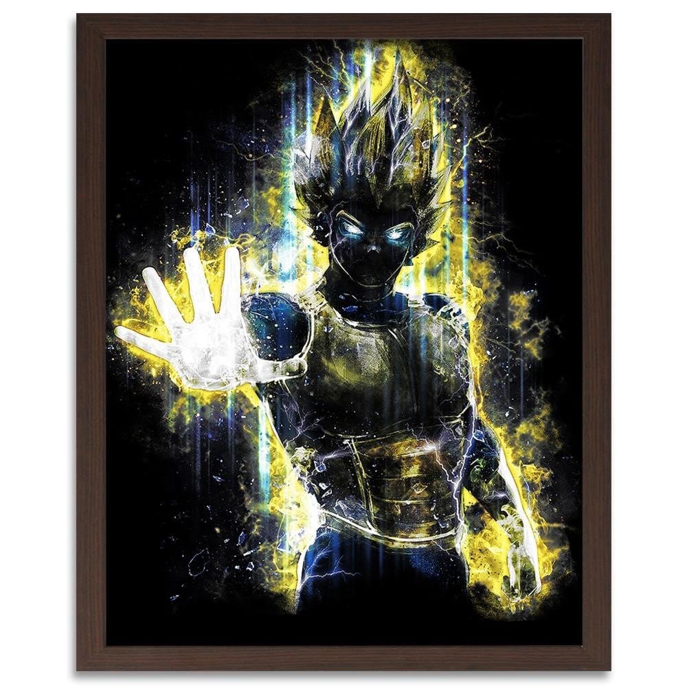 Glezna brūnā rāmī - Dragonball Vegeta Home Trends DECO
