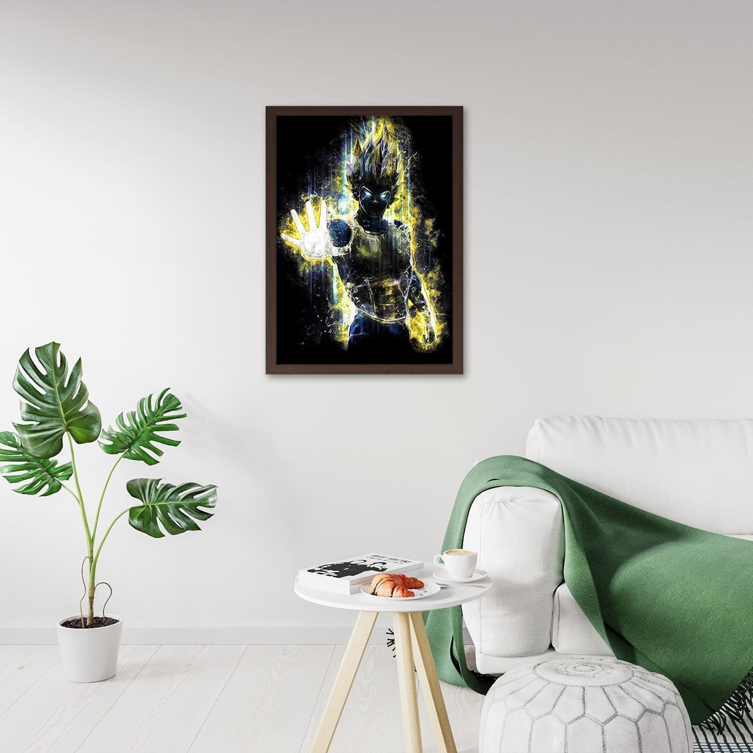 Glezna brūnā rāmī - Dragonball Vegeta Home Trends DECO