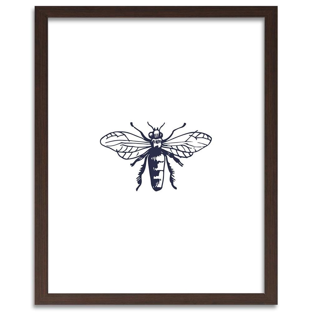 Glezna brūnā rāmī - Drawn Wasp Home Trends DECO