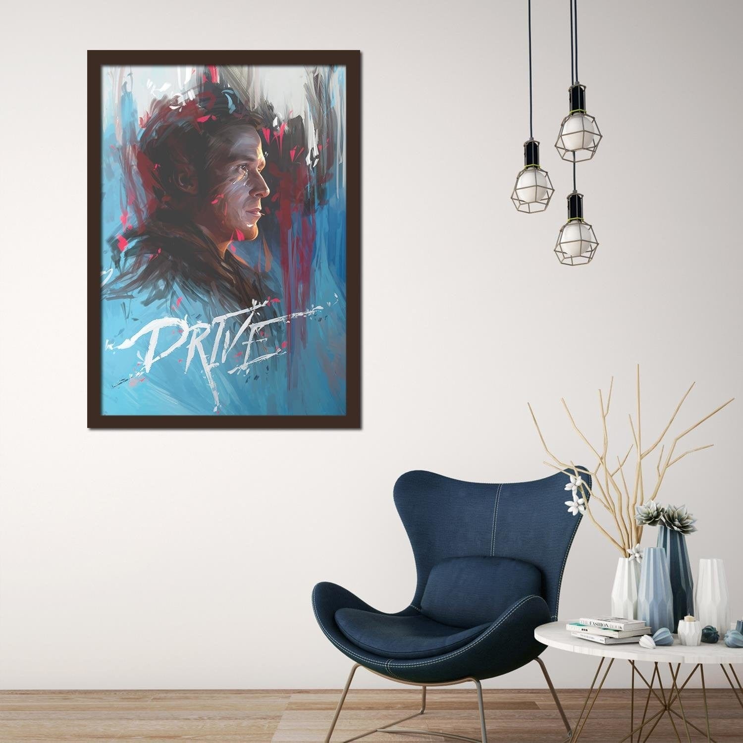 Glezna brūnā rāmī - Drive Home Trends DECO