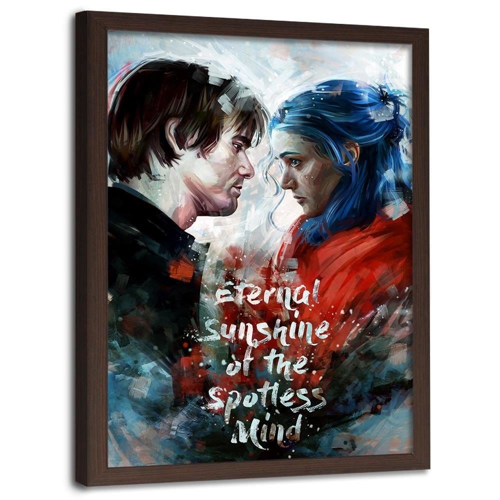 Glezna brūnā rāmī - Eternal Sunshine Of The Spotless Mind Home Trends DECO